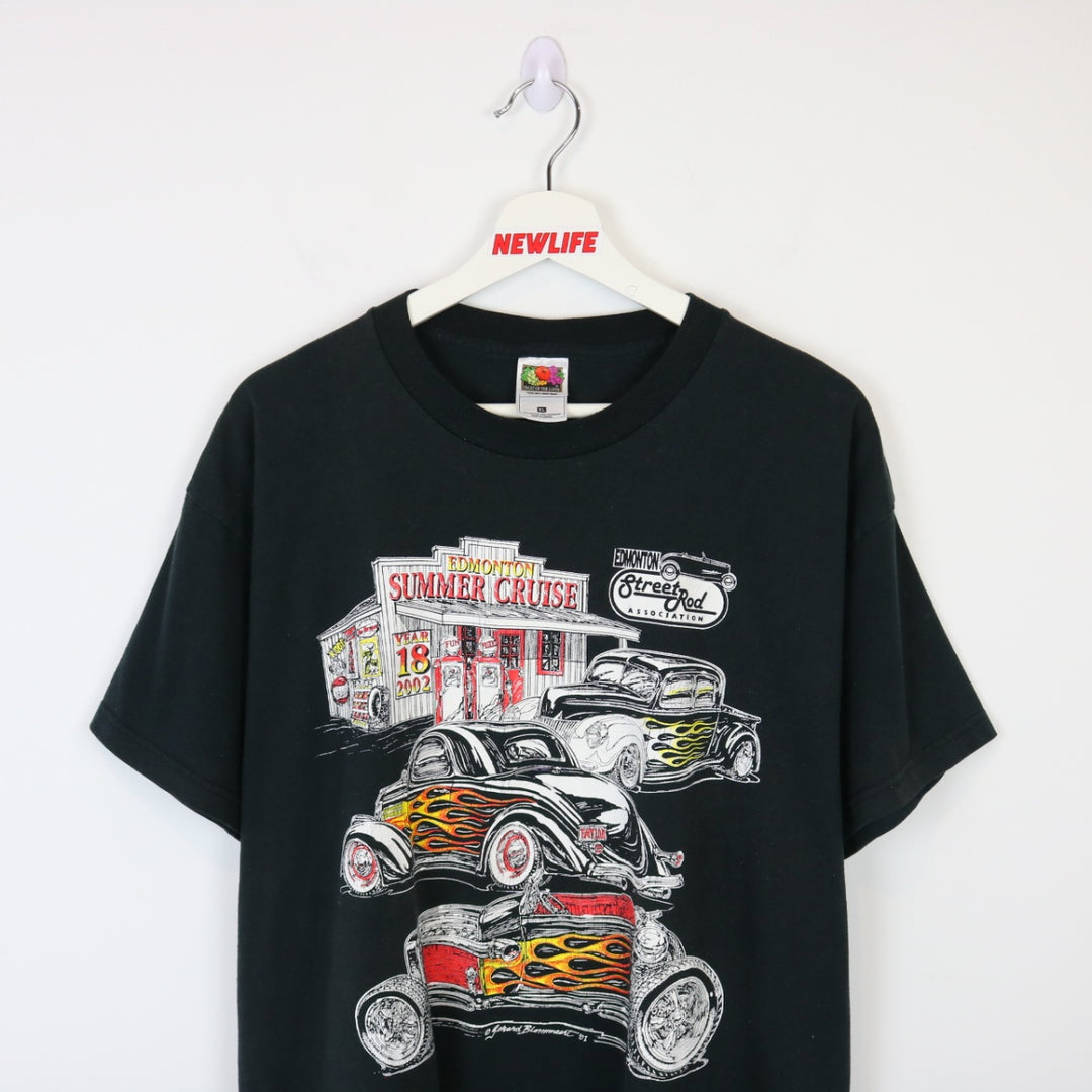 Vintage 2002 Edmonton Summer Cruise Car Tee - XL-NEWLIFE Clothing