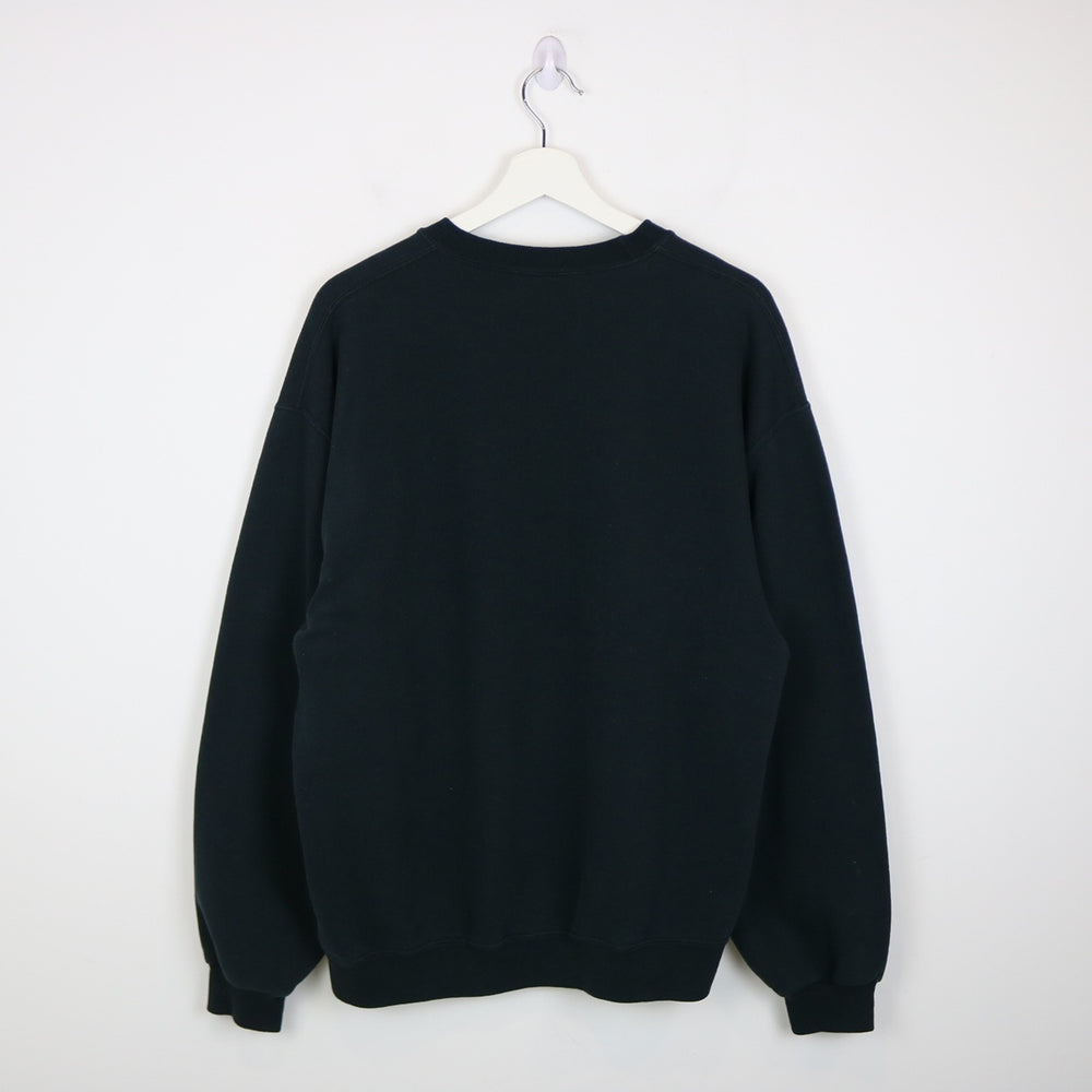 Vintage 00's The Buck Stops Here Nature Crewneck - M-NEWLIFE Clothing