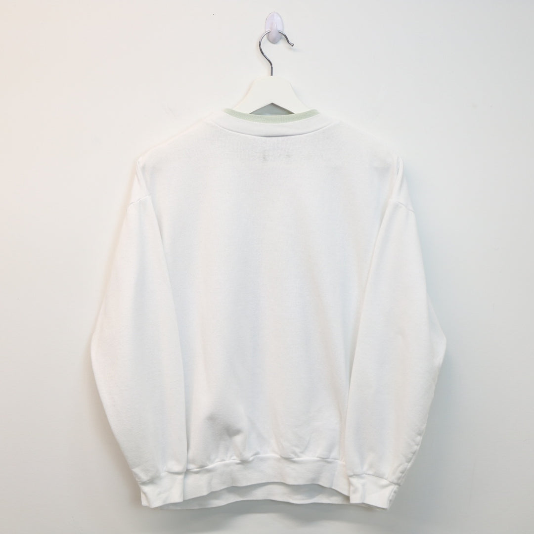 Vintage 90's Apple Leaf Nature Crewneck - M-NEWLIFE Clothing