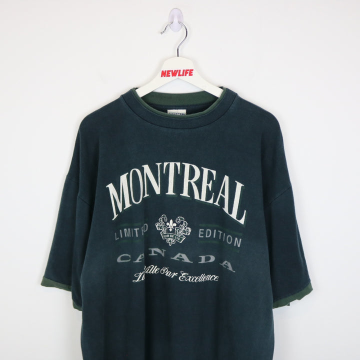 Vintage 90's Montreal Canada Tee - XL-NEWLIFE Clothing