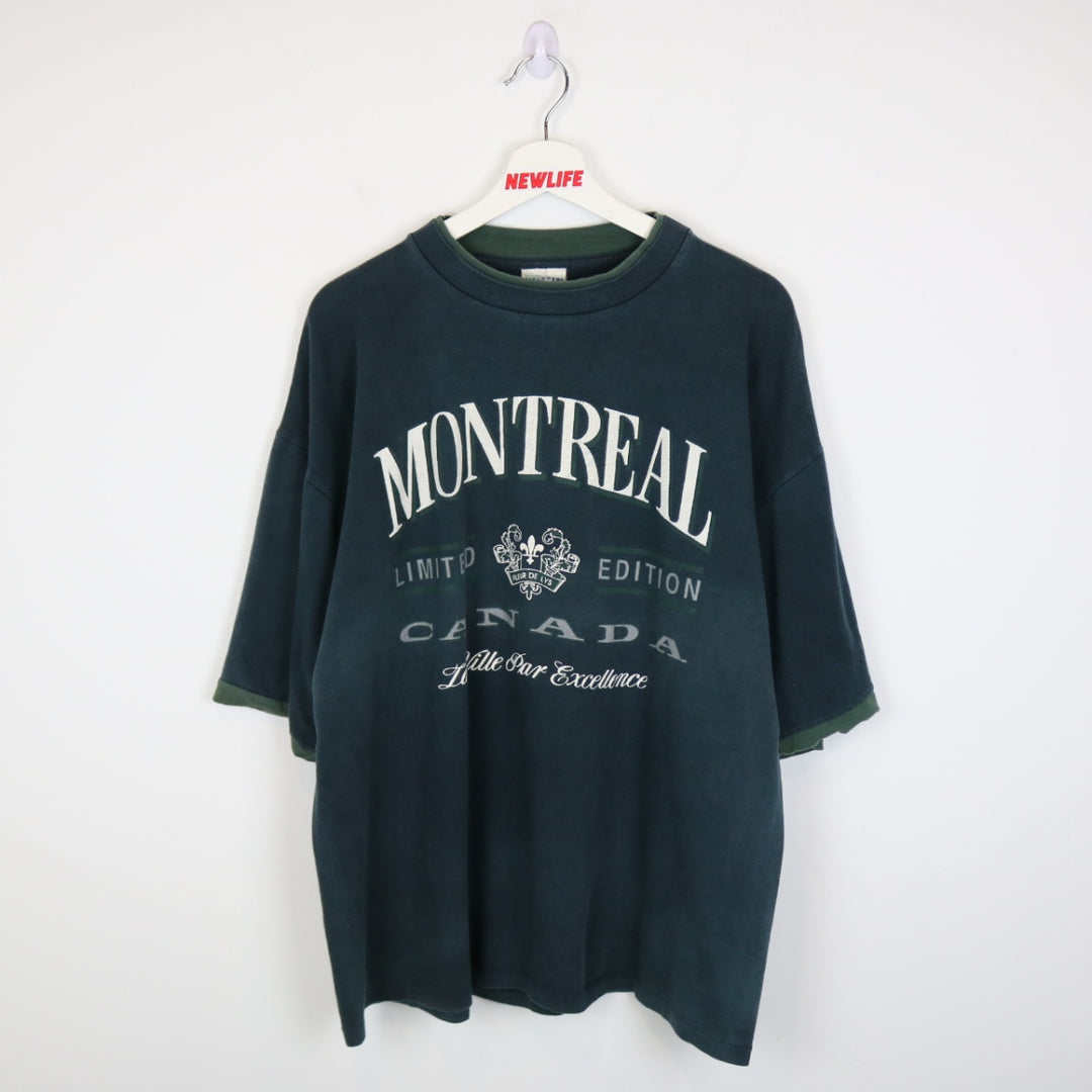 Vintage 90's Montreal Canada Tee - XL-NEWLIFE Clothing