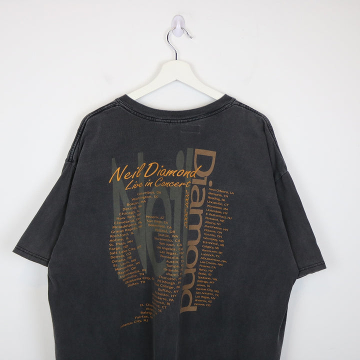 Vintage 2002 Neil Diamond Concert Tour Tee - XXL-NEWLIFE Clothing