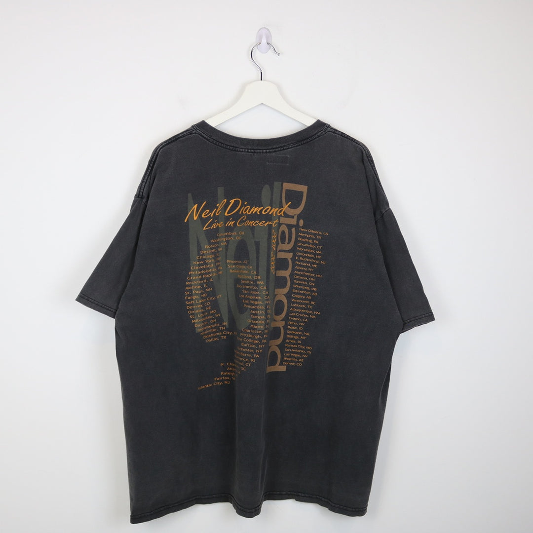 Vintage 2002 Neil Diamond Concert Tour Tee - XXL-NEWLIFE Clothing