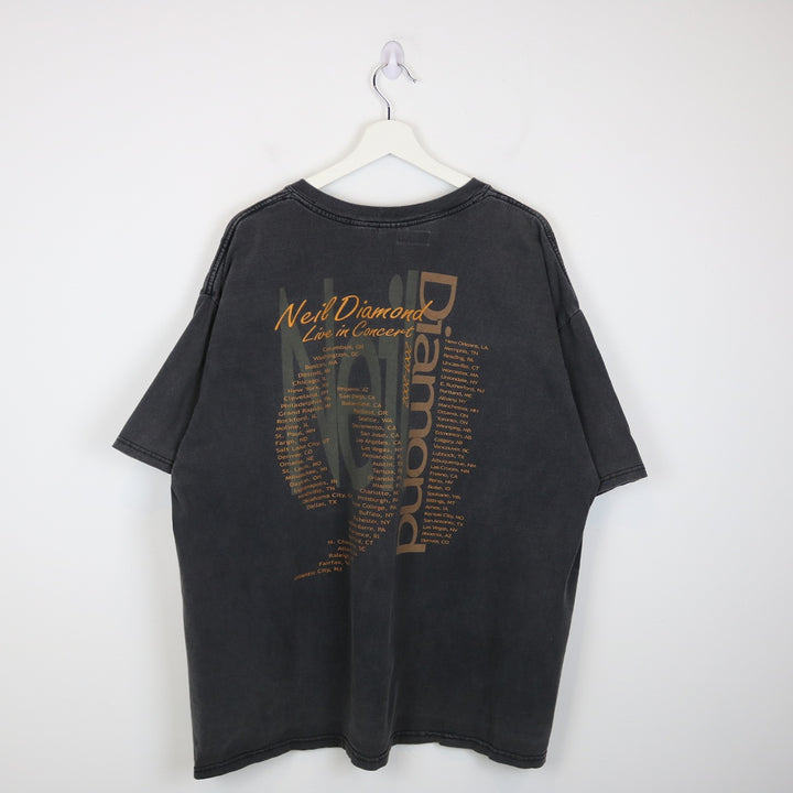 Vintage 2002 Neil Diamond Concert Tour Tee - XXL-NEWLIFE Clothing