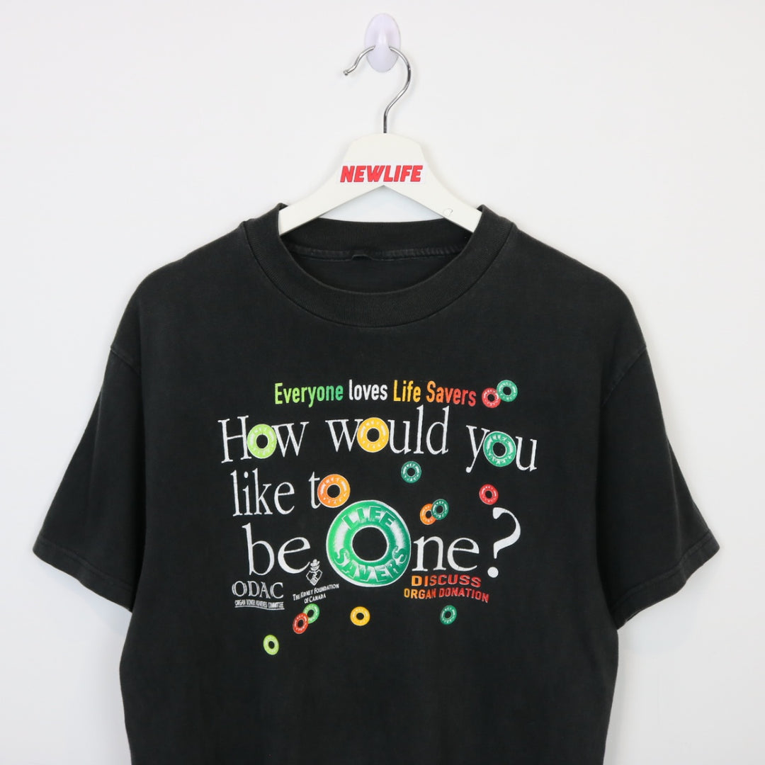 Vintage 90's Life Savers Tee - M-NEWLIFE Clothing