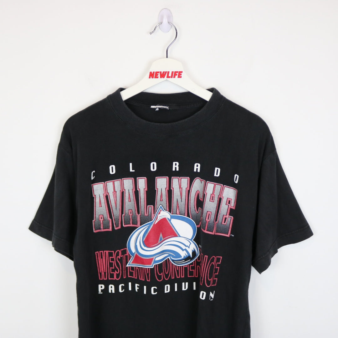 Vintage 90's Colorado Avalanche NHL Tee - M-NEWLIFE Clothing