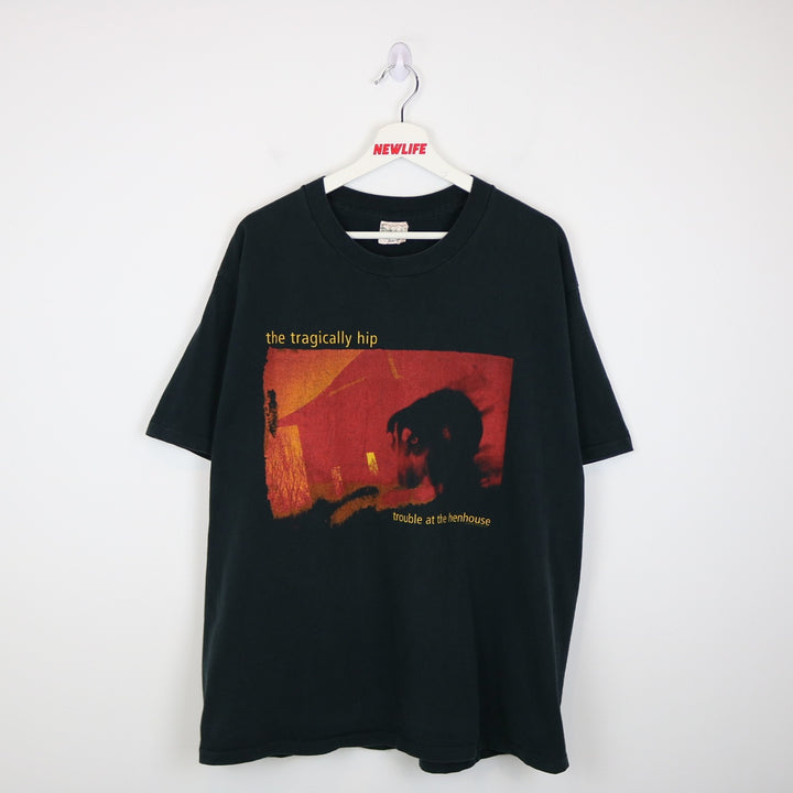Vintage 1996 The Tragically Hip Trouble at the Hen House Band Tee - XL-NEWLIFE Clothing