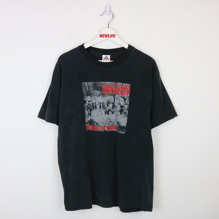 Vintage 00's The Exploited Dogs of War Band Tee - L-NEWLIFE Clothing