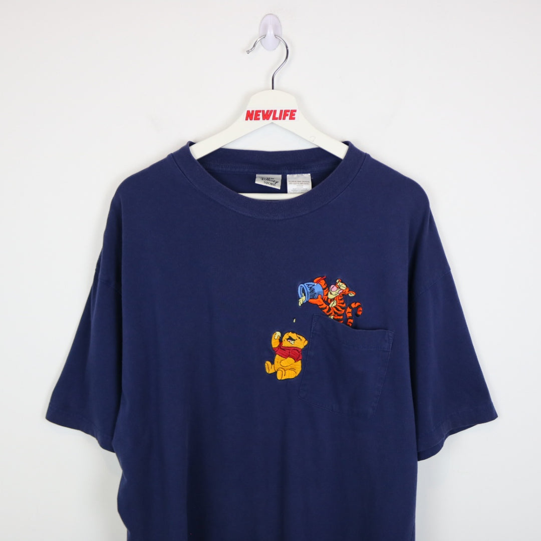 Vintage 90's Disney Winnie the Pooh Pocket Tee - L-NEWLIFE Clothing