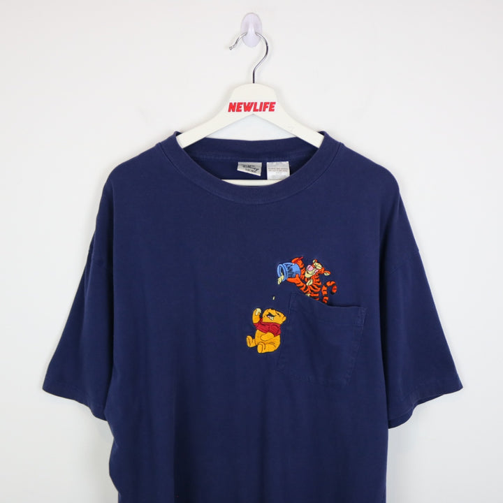 Vintage 90's Disney Winnie the Pooh Pocket Tee - L-NEWLIFE Clothing