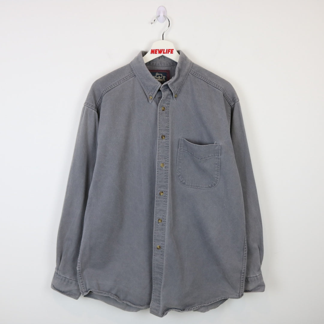 Vintage Woolrich Denim Button Up - XL-NEWLIFE Clothing