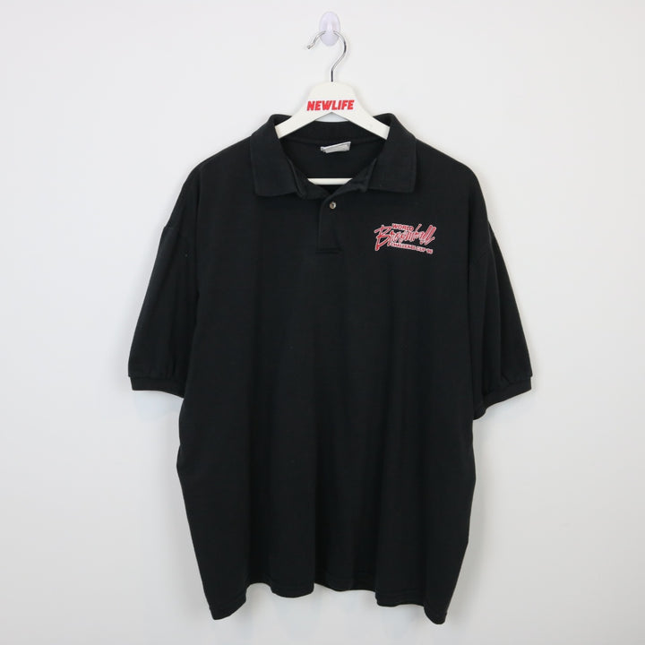 Vintage 1996 World Broomball Cup Polo Shirt - XL-NEWLIFE Clothing