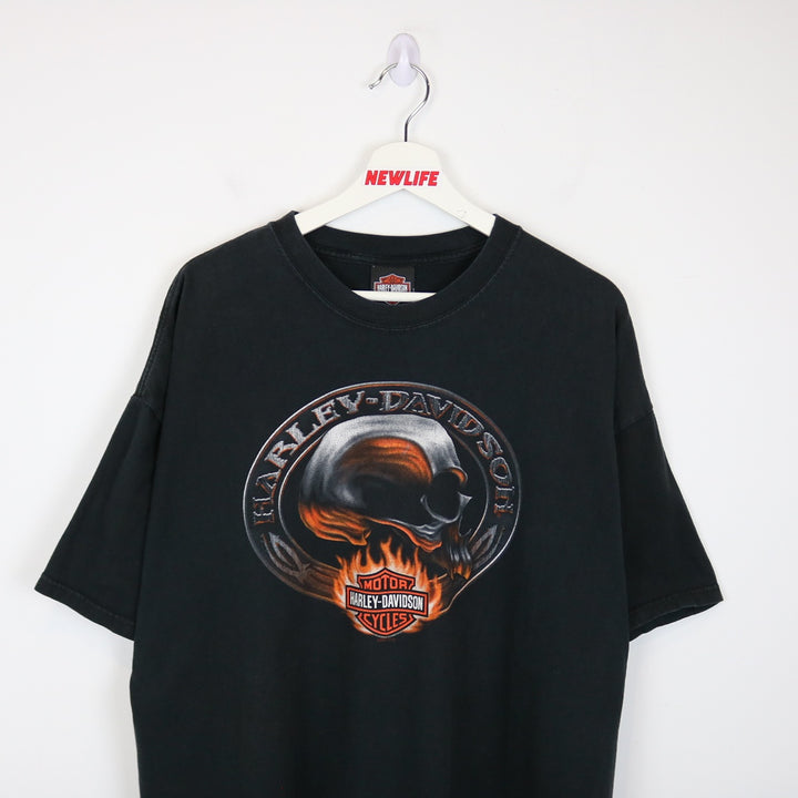 Vintage 2007 Harley Davidson Llyodminster Tee - XXL-NEWLIFE Clothing