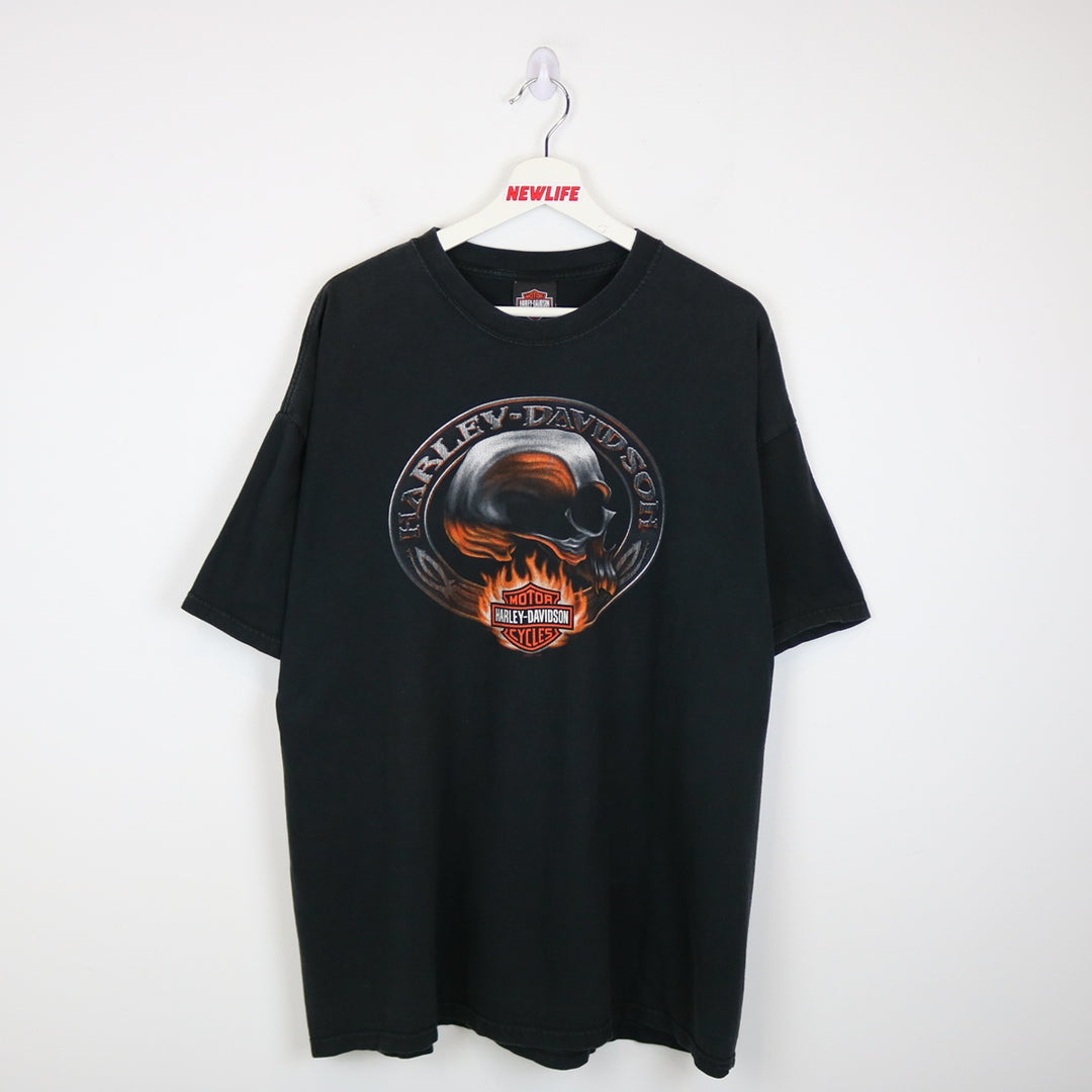 Vintage 2007 Harley Davidson Llyodminster Tee - XXL-NEWLIFE Clothing