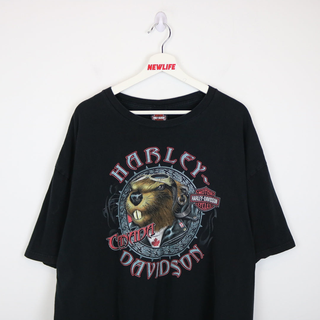 2013 Harley Davidson Peace Country Alberta Tee - 3XL-NEWLIFE Clothing