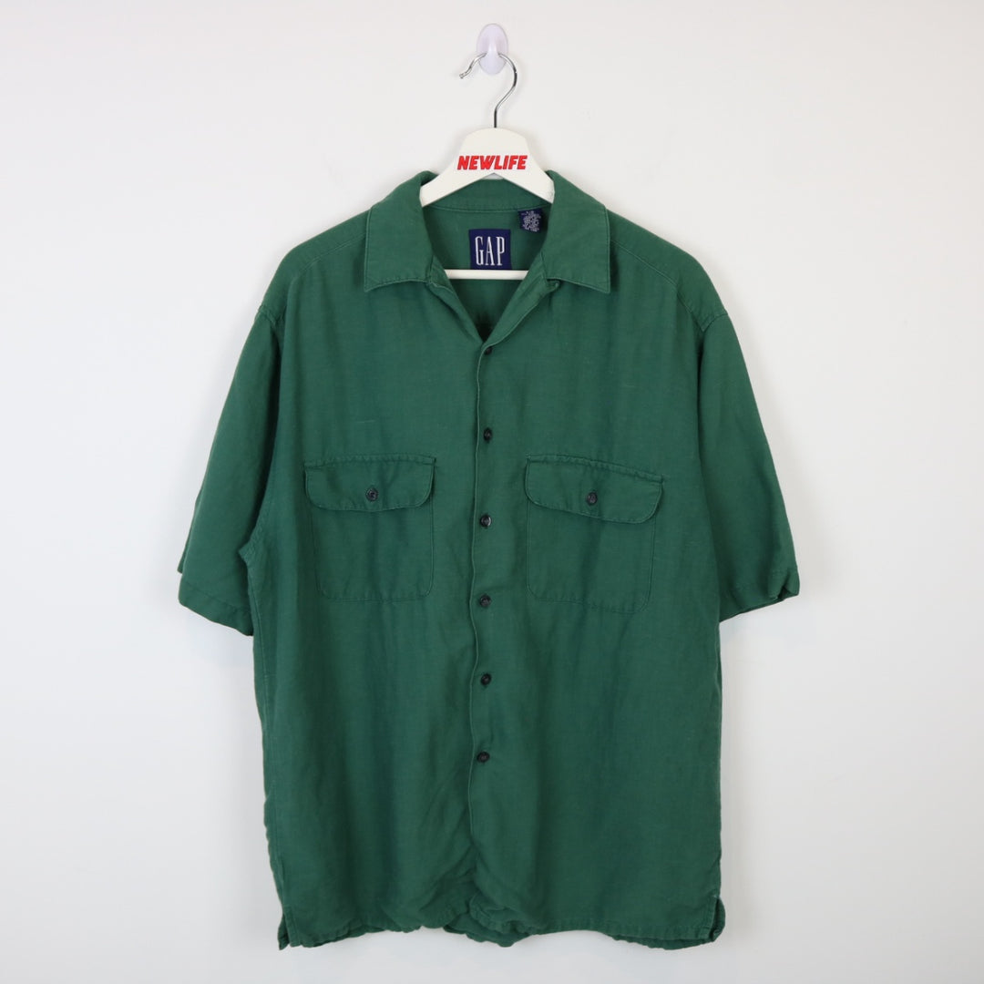 Vintage 90's GAP Short Sleeve Button Up - M-NEWLIFE Clothing