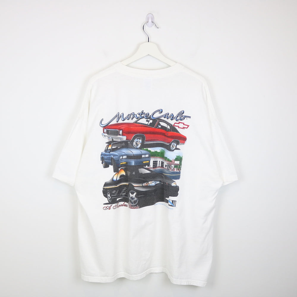 Vintage 00's Monte Carlo Chevrolet Car Tee - XXL-NEWLIFE Clothing