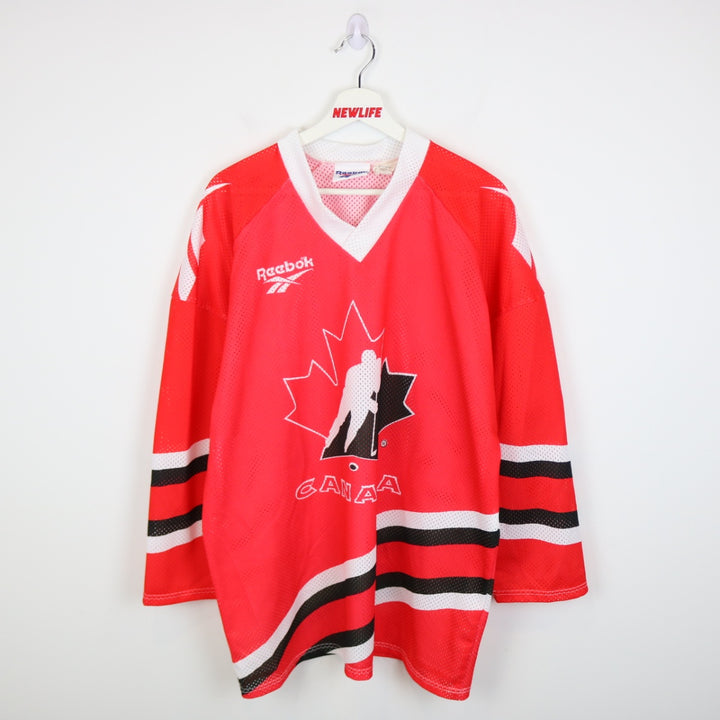 Vintage 1995 Team Canada Hockey Reebok Tackla Jersey - L-NEWLIFE Clothing