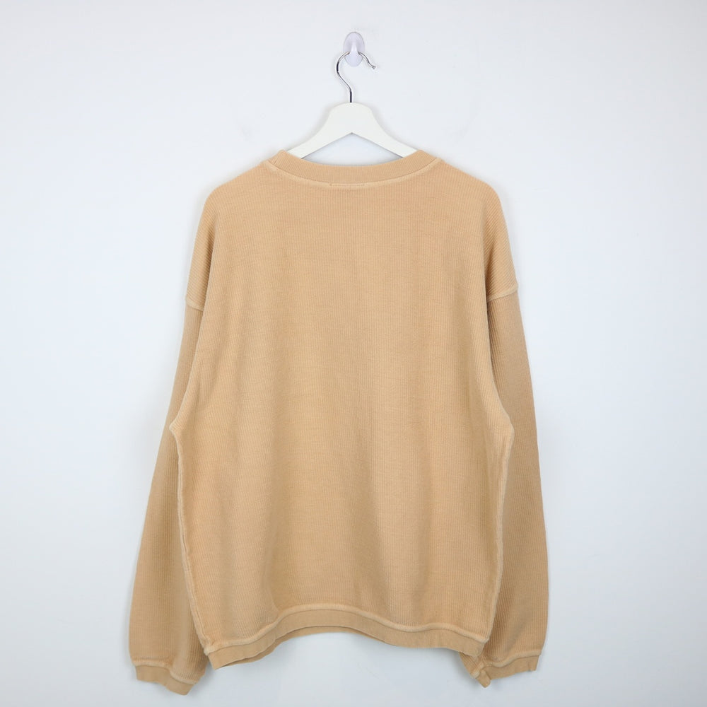 Vintage 00's Disneyland Indiana Jones Adventure Corduroy Crewneck - L-NEWLIFE Clothing