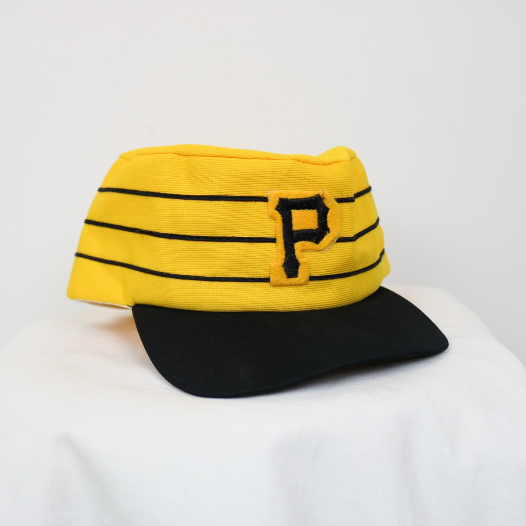 Vintage 80's Pittsburgh Pirates Pillbox Hat - OS-NEWLIFE Clothing