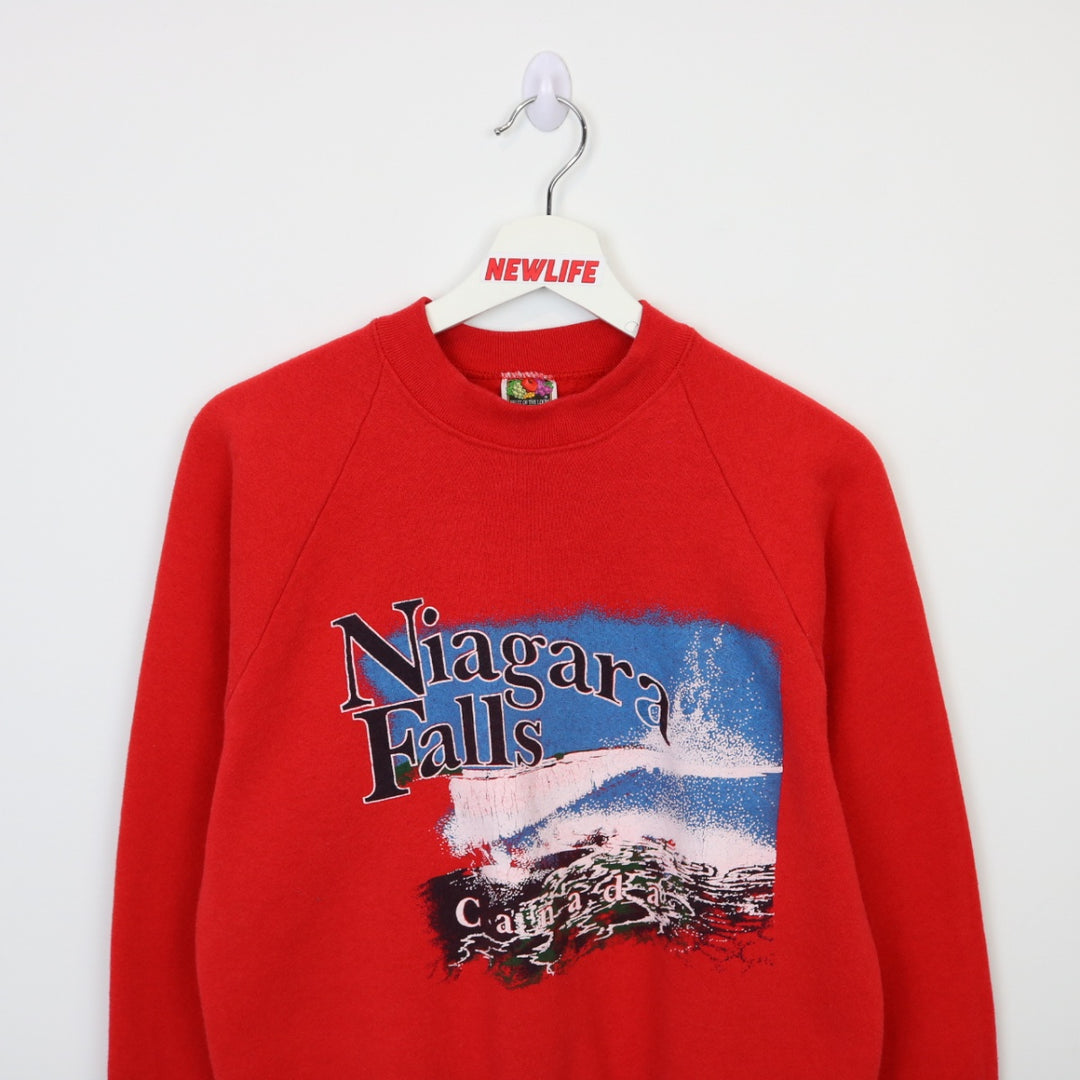 Vintage 90's Niagra Falls Nature Crewneck - S-NEWLIFE Clothing