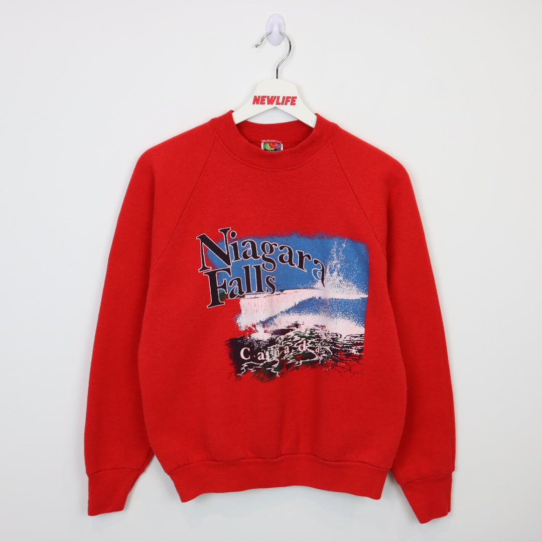 Vintage 90's Niagra Falls Nature Crewneck - S-NEWLIFE Clothing