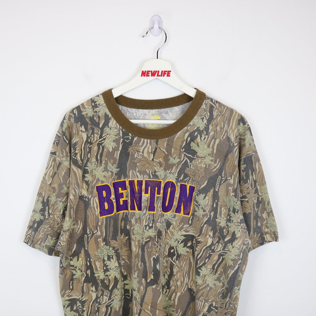 Benton Tigers Real Tree Camo Tee - L-NEWLIFE Clothing