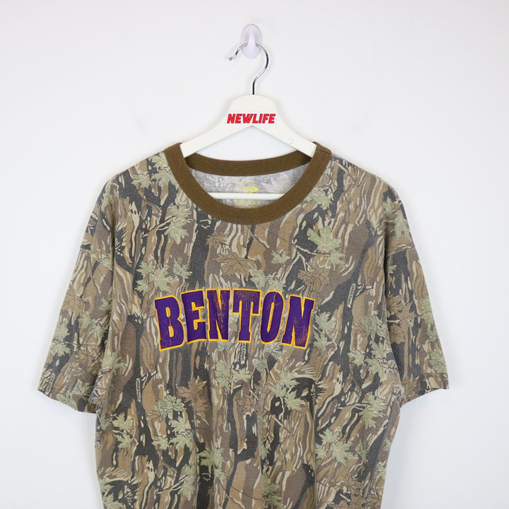Benton Tigers Real Tree Camo Tee - L-NEWLIFE Clothing