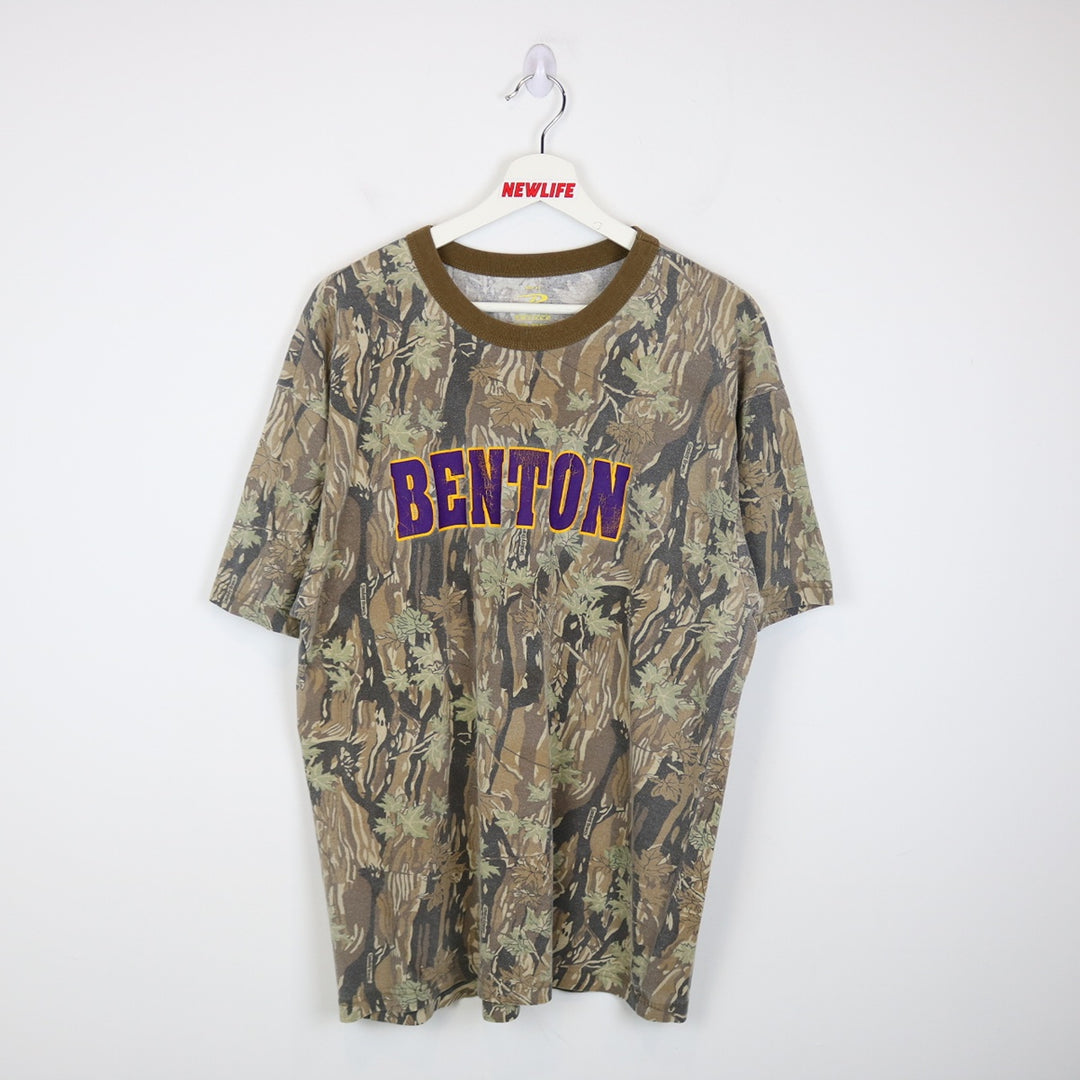 Benton Tigers Real Tree Camo Tee - L-NEWLIFE Clothing