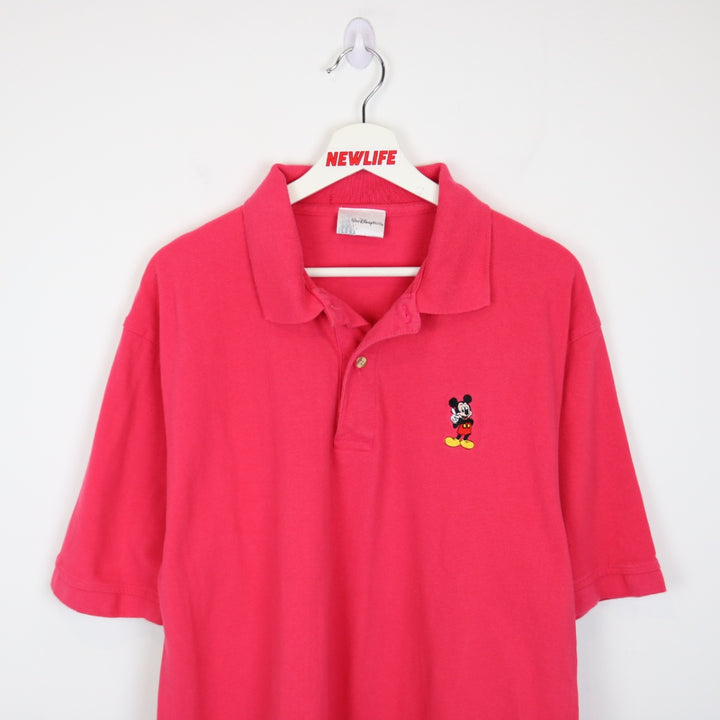 Vintage 00's Disney Mickey Mouse Polo Shirt - L-NEWLIFE Clothing