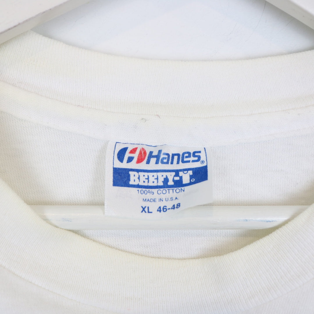 Vintage 1988 Boothbay Harbour Maine Sailing Nature Tee - L-NEWLIFE Clothing