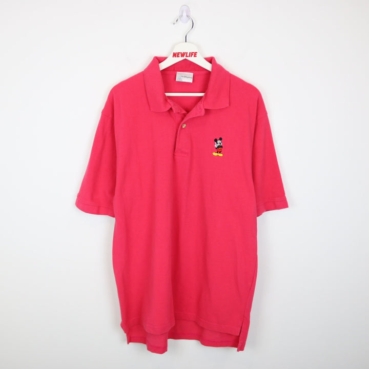 Vintage 00's Disney Mickey Mouse Polo Shirt - L-NEWLIFE Clothing