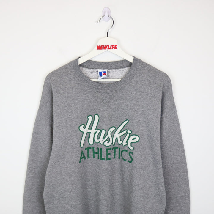 Vintage 90's University of Saskatchewan Huskies Russell Crewneck - M-NEWLIFE Clothing