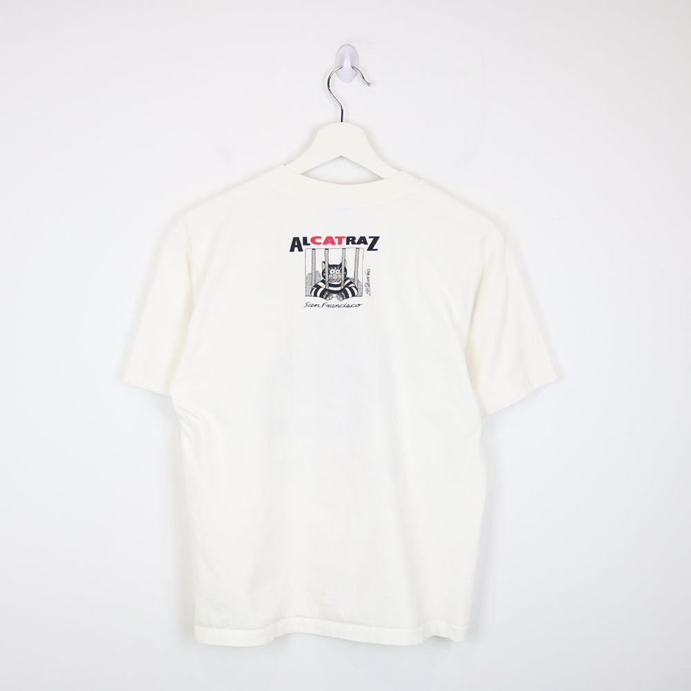 Vintage 90's Alcatraz San Francisco Kliban Cats Tee - S-NEWLIFE Clothing