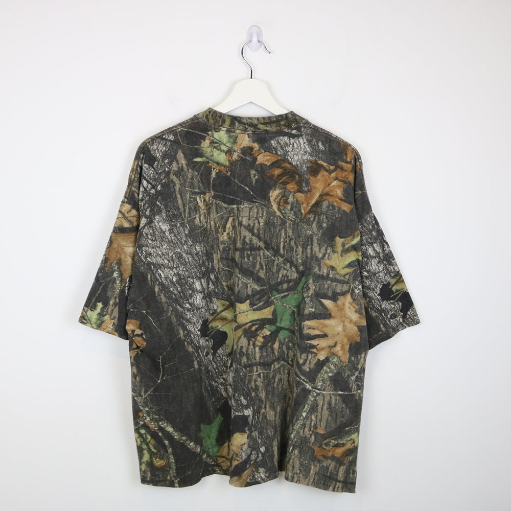 Vintage 00's UPS Real Tree Camo Pocket Tee - XL-NEWLIFE Clothing
