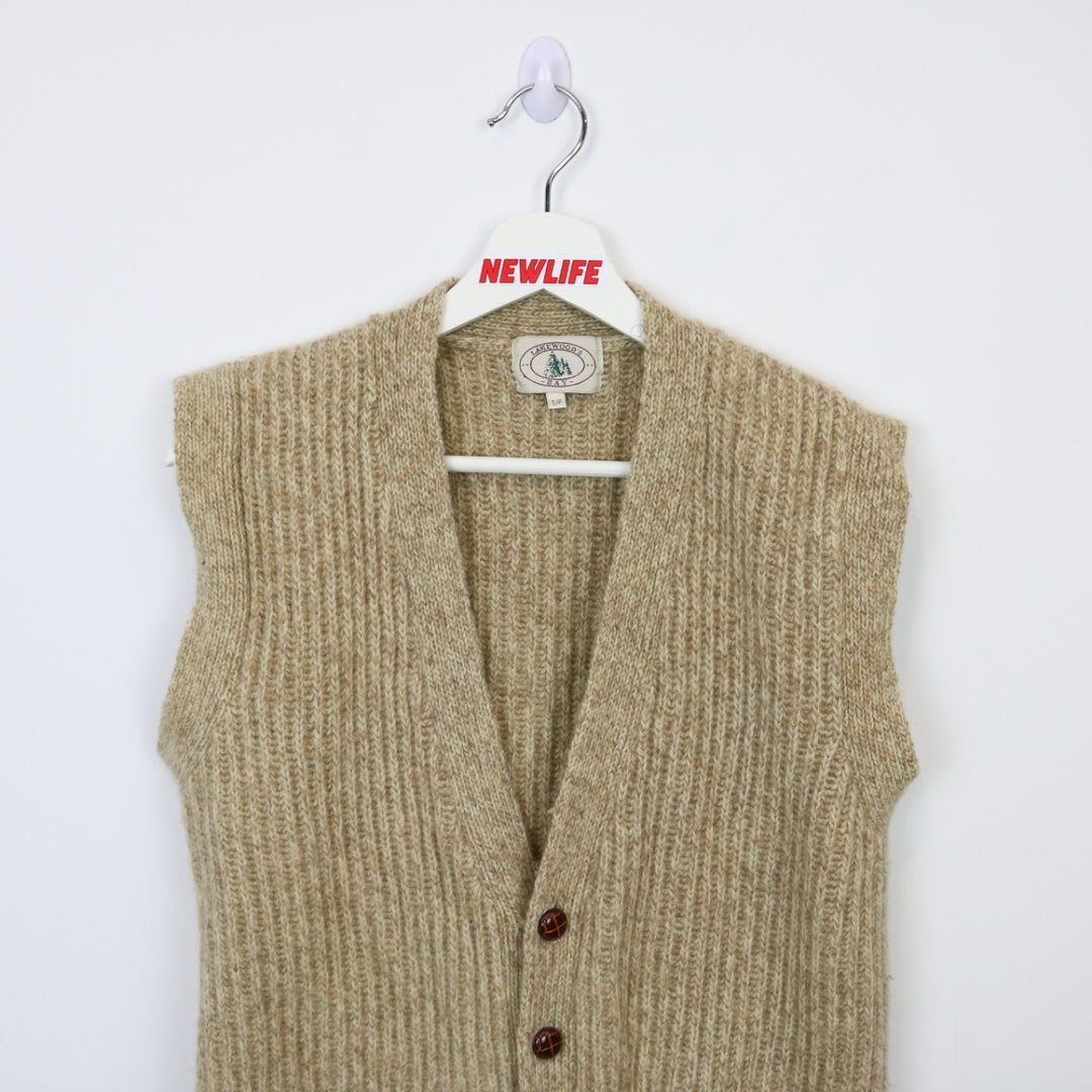 Vintage 90's Wool Knit Sweater Vest - S-NEWLIFE Clothing