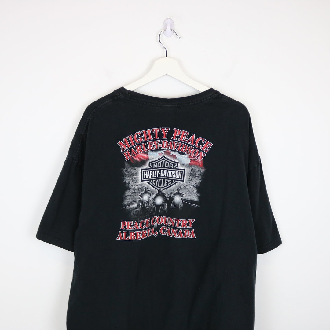 2013 Harley Davidson Peace Country Alberta Tee - 3XL-NEWLIFE Clothing