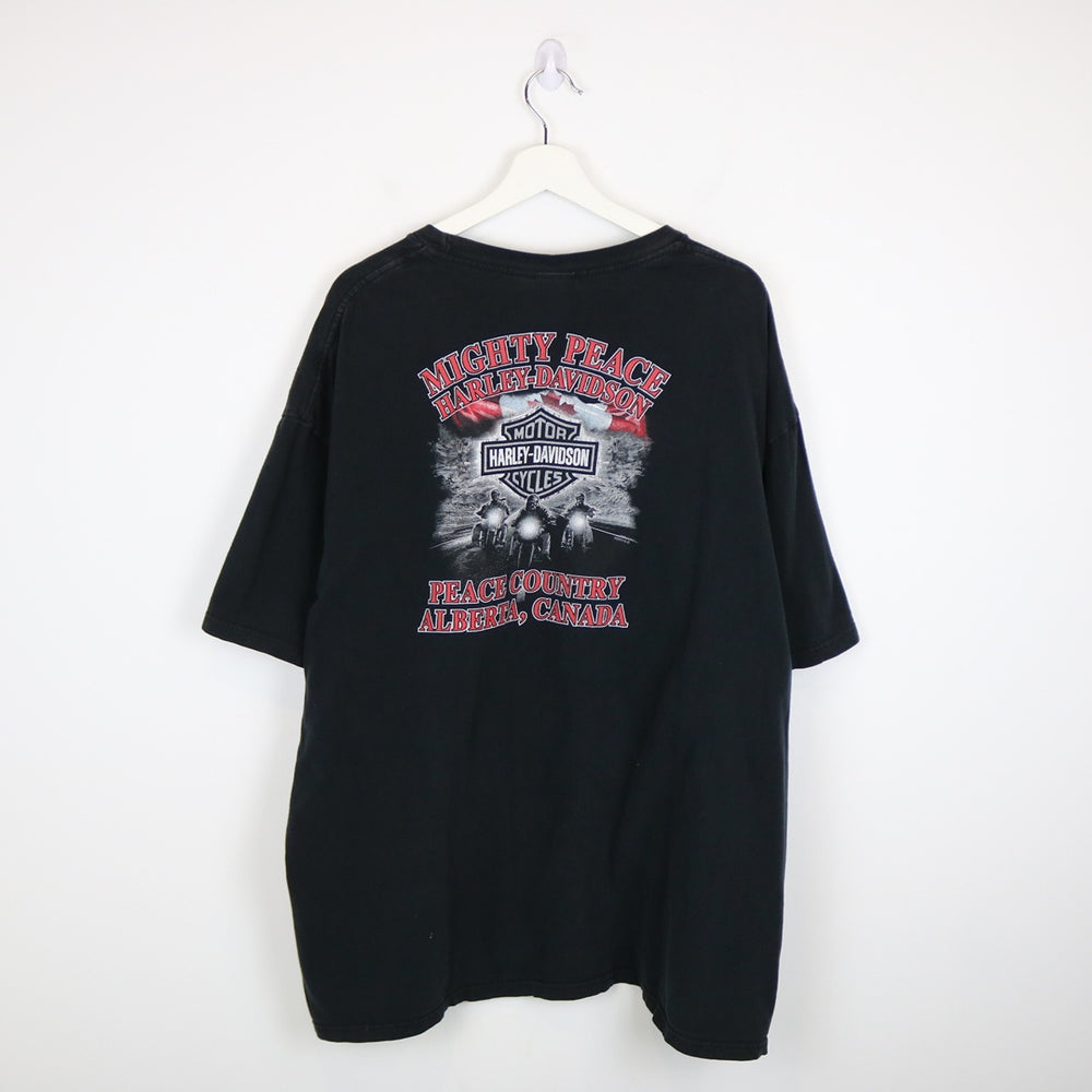 2013 Harley Davidson Peace Country Alberta Tee - 3XL-NEWLIFE Clothing