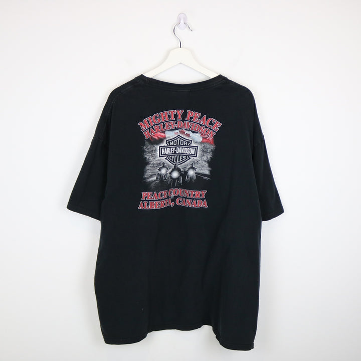 2013 Harley Davidson Peace Country Alberta Tee - 3XL-NEWLIFE Clothing