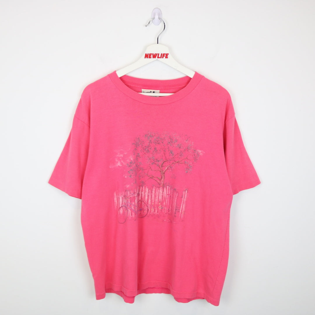 VIntage 90's Northern Reflections Bike Nature Tee - L-NEWLIFE Clothing