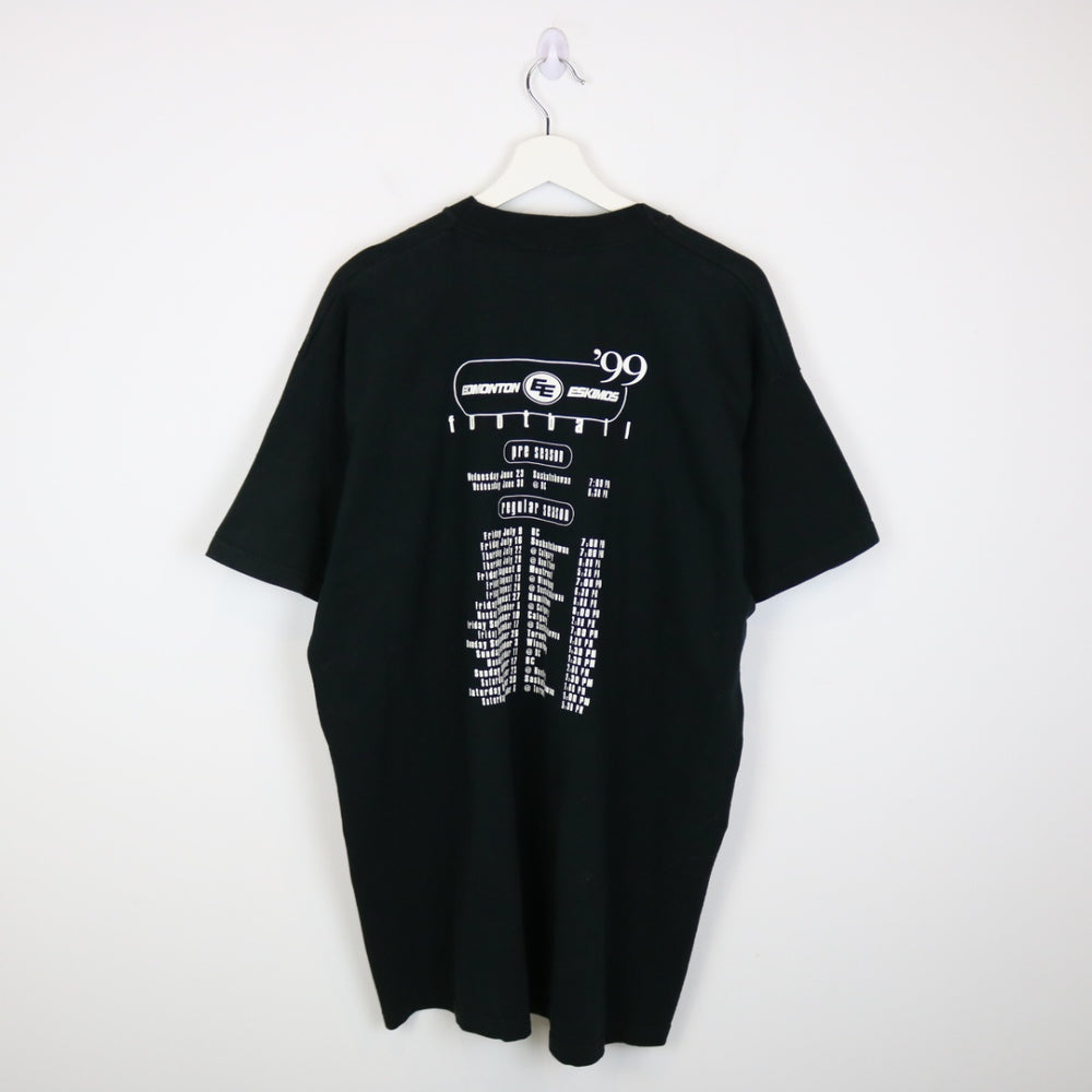 Vintage 1999 Edmonton Elks Fantastic CFL Tee - XL-NEWLIFE Clothing