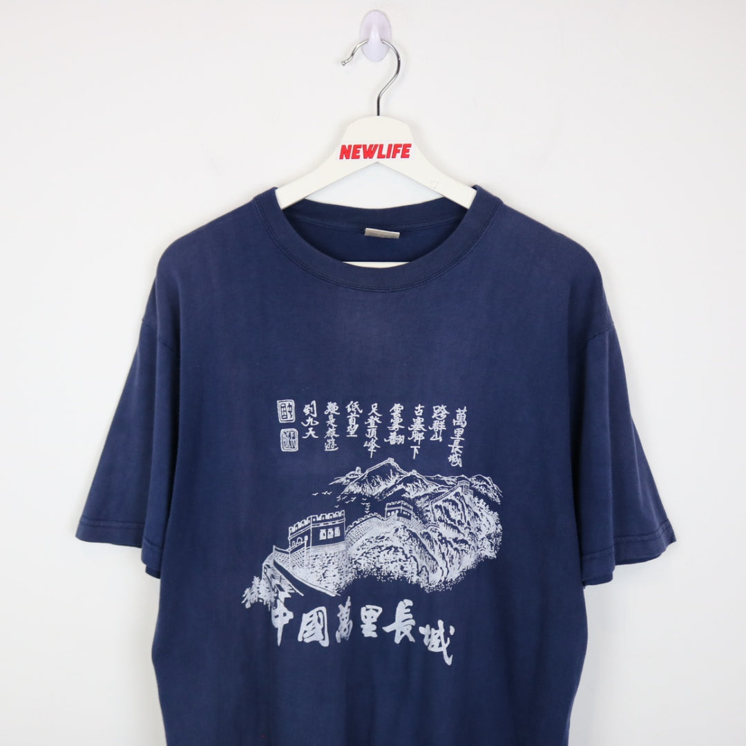 Vintage Great Wall of China Tee - L-NEWLIFE Clothing