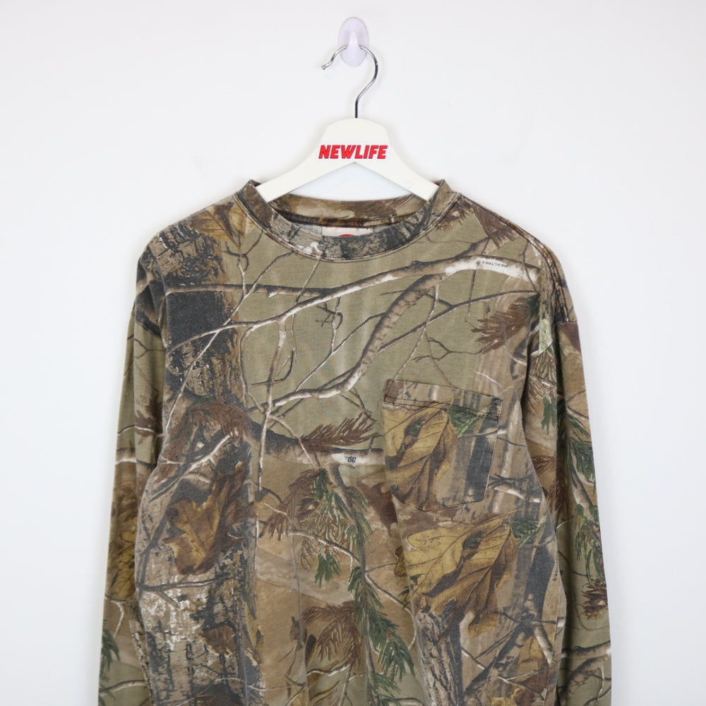 Y2K Dickies Real Tree Camo Long Sleeve Tee - L-NEWLIFE Clothing