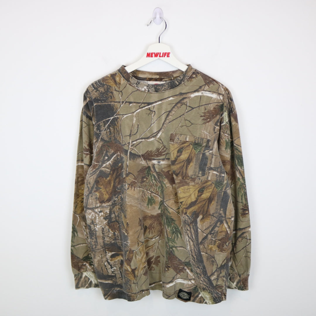 Y2K Dickies Real Tree Camo Long Sleeve Tee - L-NEWLIFE Clothing
