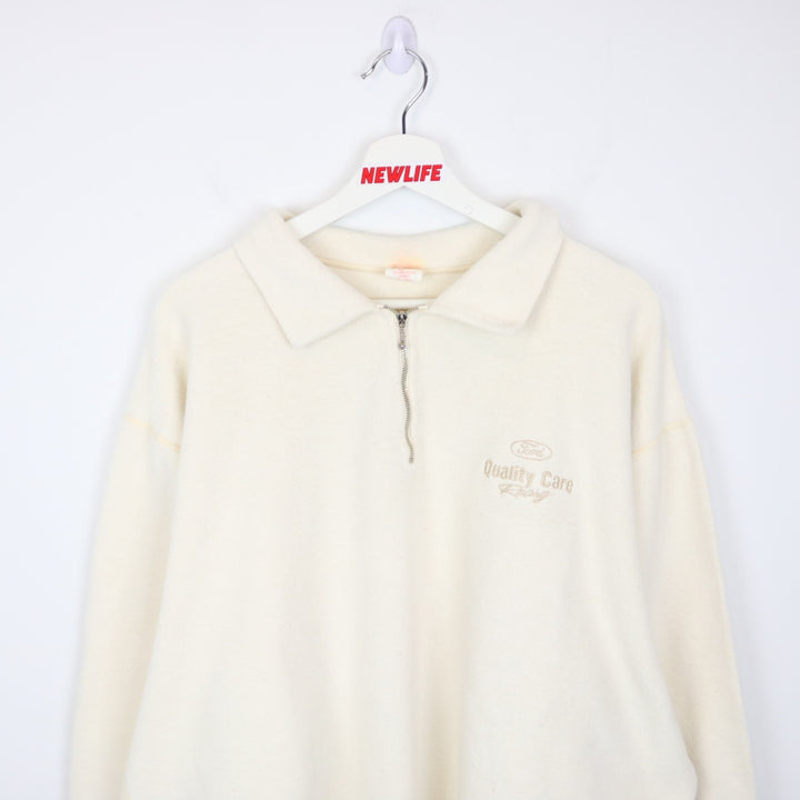 Vintage 90's Ford Racing Quarter Zip Sweater - XL-NEWLIFE Clothing