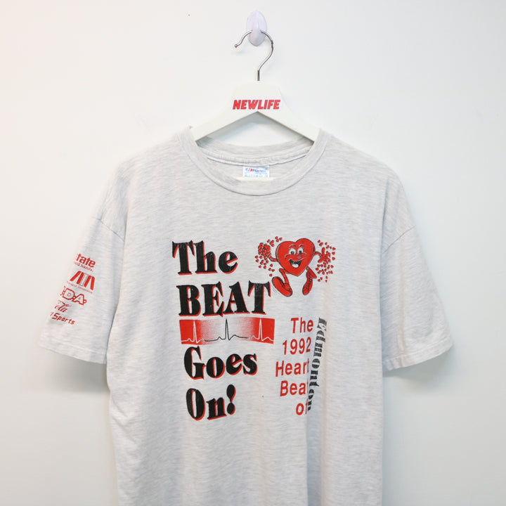 Vintage 1992 Beat Goes On Tee - L-NEWLIFE Clothing