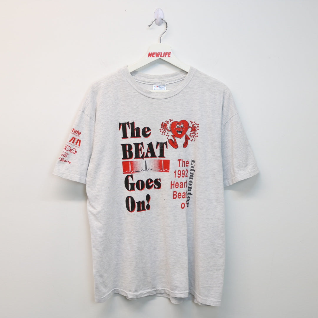 Vintage 1992 Beat Goes On Tee - L-NEWLIFE Clothing