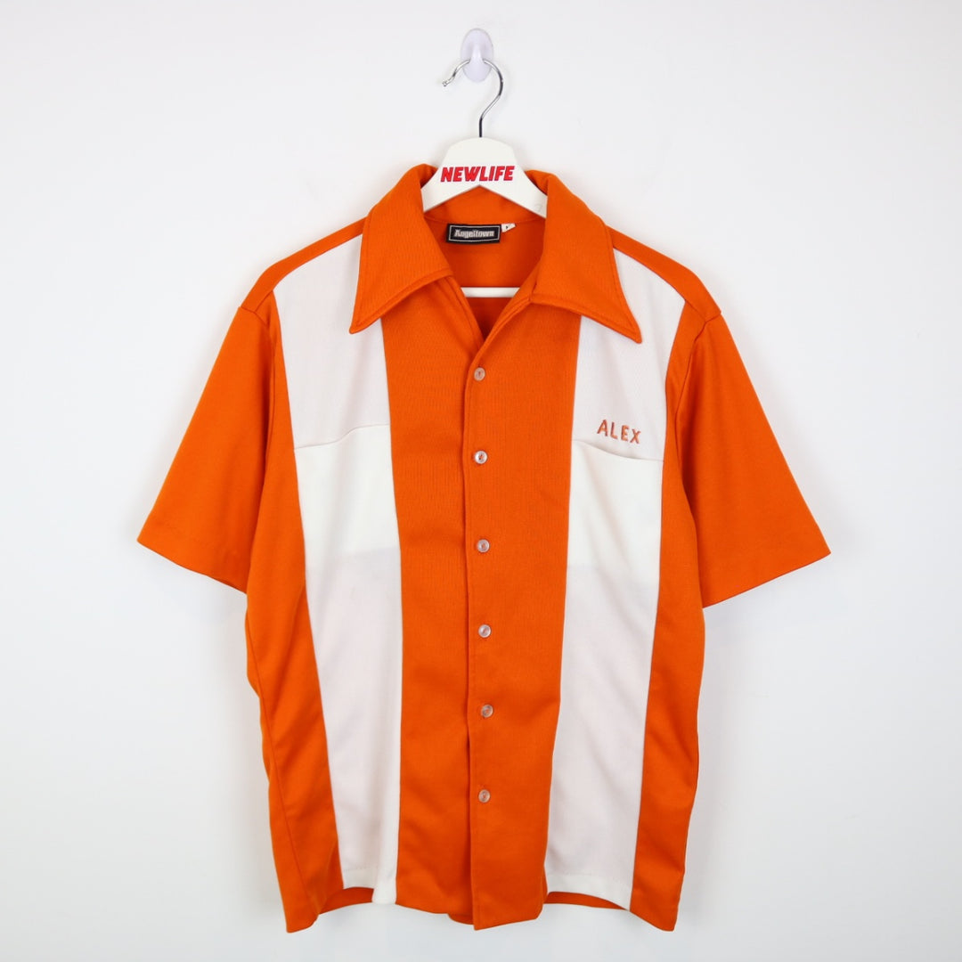 Vintage 70's Central Manitoba Button Up Bowling Shirt - M-NEWLIFE Clothing
