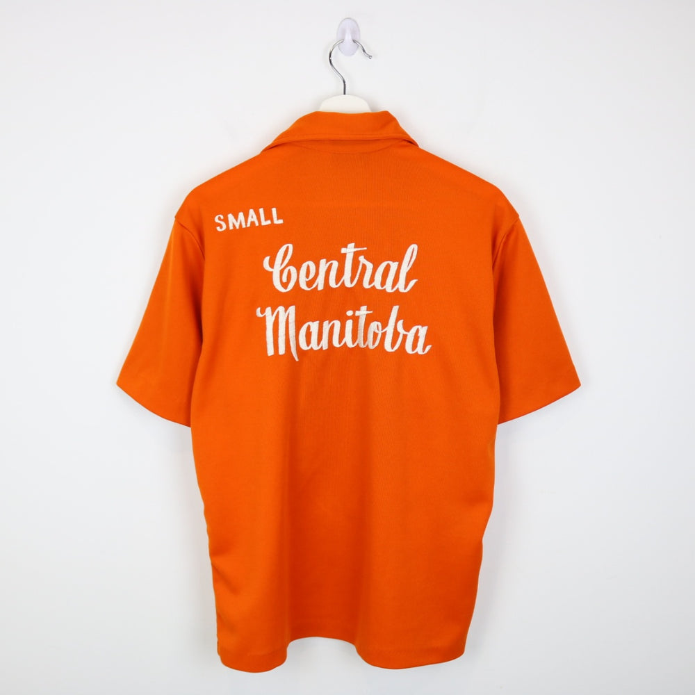 Vintage 70's Central Manitoba Button Up Bowling Shirt - M-NEWLIFE Clothing