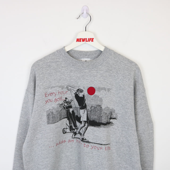 Vintage 90's Every Hour You Golf Crewneck - M-NEWLIFE Clothing